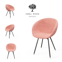 Krzesło KR-501 Ruby Kolory Tkanina Tessero 06 Design Italia 2025-2030